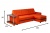 Вольберг оранжевый, угловой диван