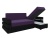 Веста (Венеция) Фиолетово-Черный, угловой диван
