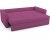 Плаза Flax Пурпурный Рогожка, диван еврокнижка
