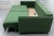 Ханс (Мазератти) Зеленый Велюр, диван еврокнижка