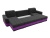 Честер П-образный Черно-Фиолетовый Вельвет, угловой диван