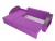 Канзас Фиолетовый Микровельвет, угловой диван