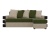 Веста (Венеция) Зелено-Бежевый, угловой диван