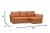 Гессен оранжевый, угловой диван