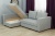 Мансберг 2 серый, угловой диван
