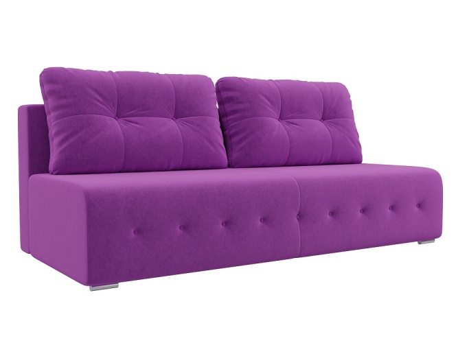 Лондон Фиолетовый Микровельвет, диван еврокнижка