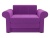 Берли Фиолетовое Вельвет, кресло-кровать