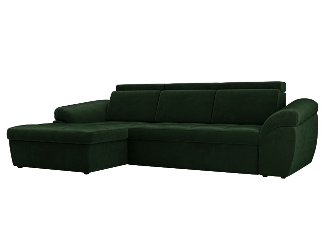 Мисандра Зеленый Велюр, угловой диван