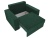 Мэдисон Зеленый Велюр, кресло-кровать