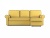 Тулон Luxe желтый, угловой диван