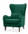 Грета Зеленый Велюр, кресло для отдыха