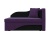 Грация Фиолетово-Черный , диван тахта