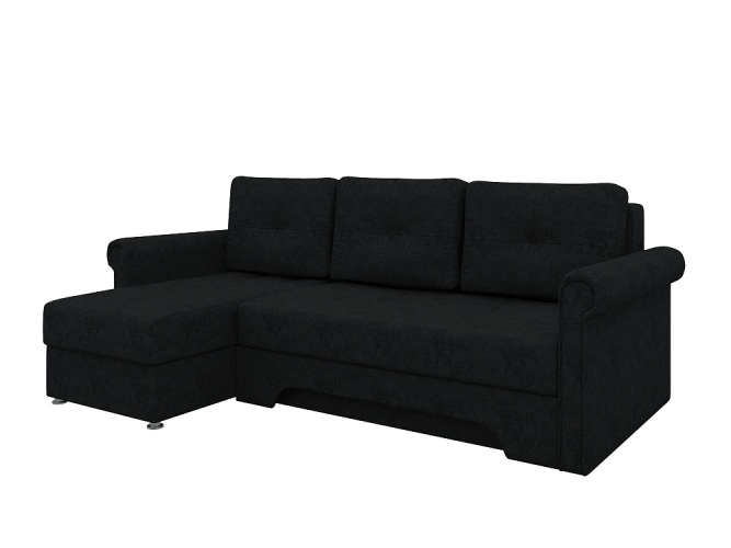 Гранд Черный, угловой диван