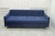 Хьюстон Синий флок Армин 2902, диван еврокнижка