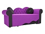 Тедди 2 Фиолетово-Черный Микровельвет от производителя Мегасалон