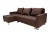 Каир Классик коричневый, угловой диван