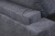 Санрайз темно-серый, диван еврокнижка