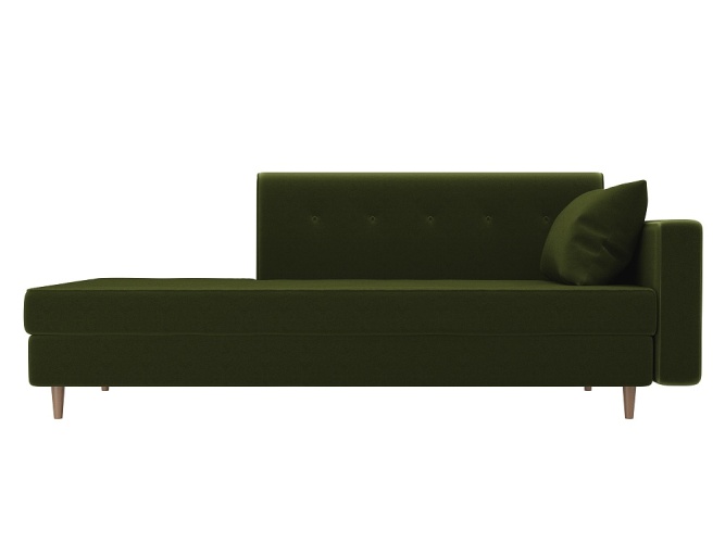 Селена Зеленый Микровельвет, диван софа