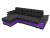 Нестор Черно-Фиолетовый Левый, угловой диван