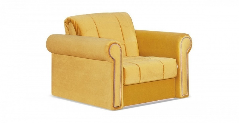 Сан-Марино Золотой Велюр, кресло-кровать