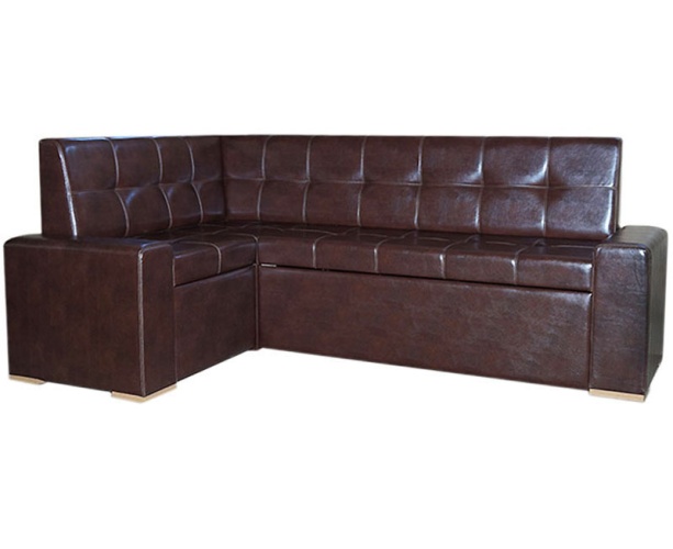 Берн угловой широкие подлокотники, кухонный диван