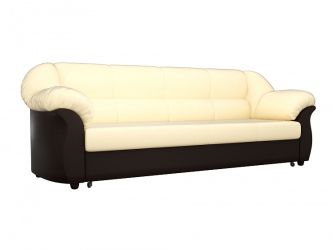 Карнелла бежево-коричневый, диван выкатной