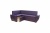 Вегас угловой Фиолетовый, кухонный диван