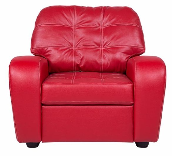 Сидней Красное Экокожа, кресло для отдыха