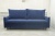 Хьюстон Синий флок Армин 2902, диван еврокнижка