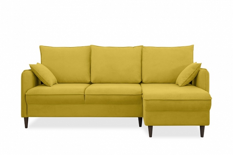 Ханс (Мазератти) Желтый Велюр, угловой диван