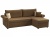 Мирфорд Классик коричневый 2 микровельвет, угловой диван