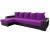 Дубай (Марго) Фиолетово-Черный, угловой диван