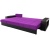 Дубай (Марго) Фиолетово-Черный, угловой диван