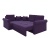 Юнити фиолетовый, угловой диван