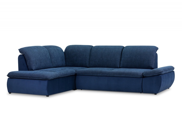 Дискавери синий, угловой диван