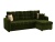 Ливерпуль Квадро зеленый, угловой диван