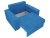 Мэдисон Голубой 2 Велюр, кресло-кровать