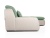 Крит зеленый, угловой диван