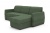Милан зеленый, угловой диван