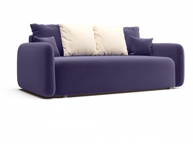 Арти фиолетовый, диван еврокнижка