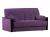 Орион Фиолетовый, диван металлокаркас