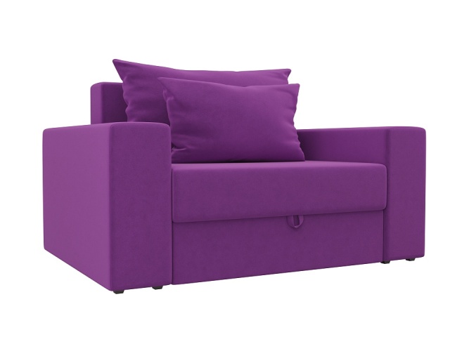 Мэдисон Фиолетовый Микровельвет, кресло-кровать