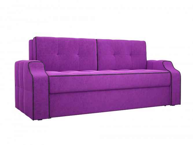 Манчестер фиолетовый, диван еврокнижка