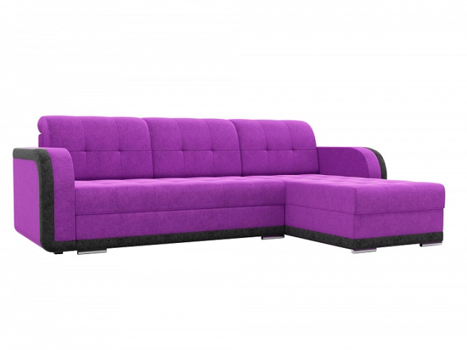 Марсель фиолетовый, угловой диван