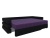 Веста (Венеция) Фиолетово-Черный, угловой диван