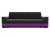 Честер Черно-Фиолетовый Вельвет, диван еврокнижка