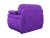 Бруклин Фиолетовое Велюр, кресло для отдыха