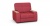 Брюссель Красный Микрофибра, кресло для отдыха
