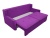 Витаре Фиолетовый Велюр, диван еврокнижка