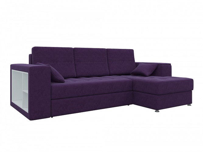 Атлантис Фиолетовый, угловой диван